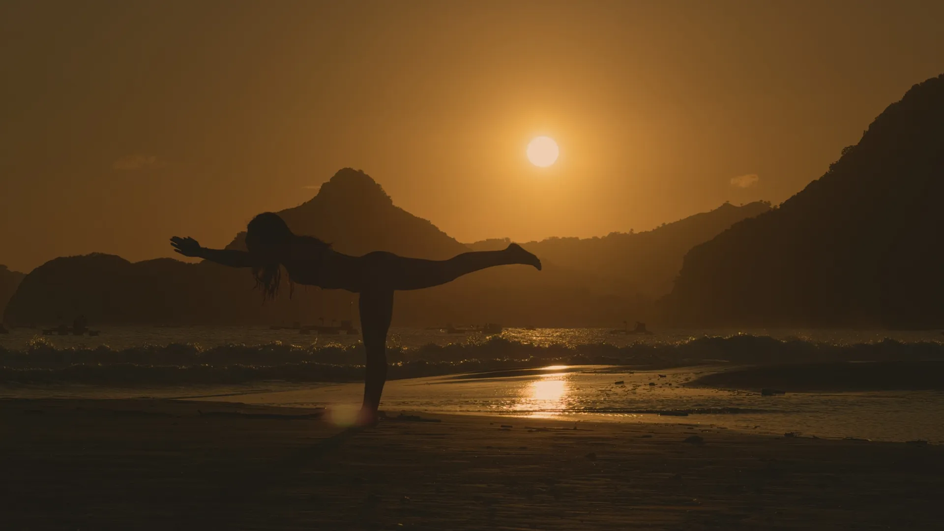 Pôr do sol com o LUT aplicado